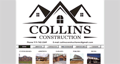 Desktop Screenshot of collins-construction.biz